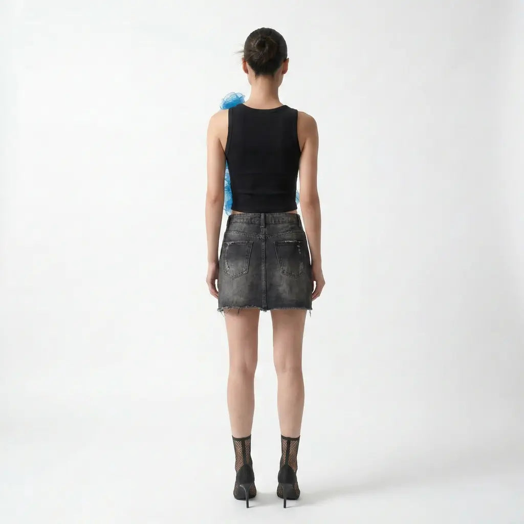 Floral Applique Tank Top
