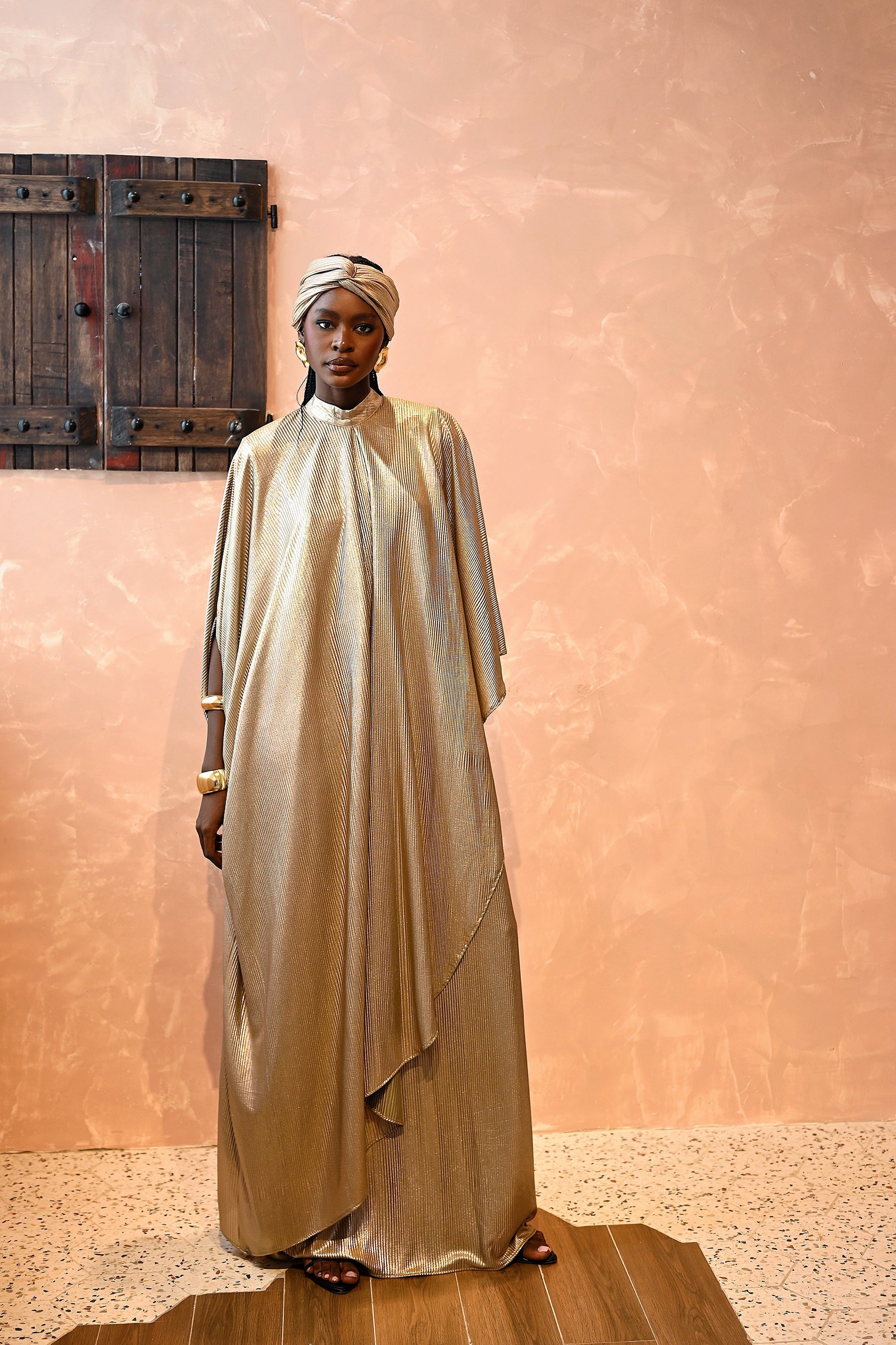 ALYSSA DRESS - LIQUID GOLD LIMITED EDITION