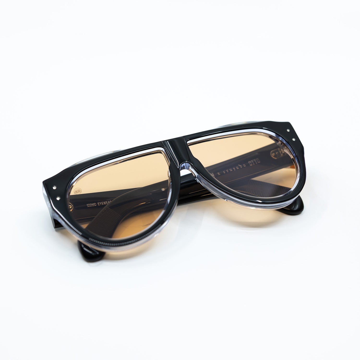Otto Sunglasses with Black Frame & Orange Lens | Taxxon X Cruzada Special Edition
