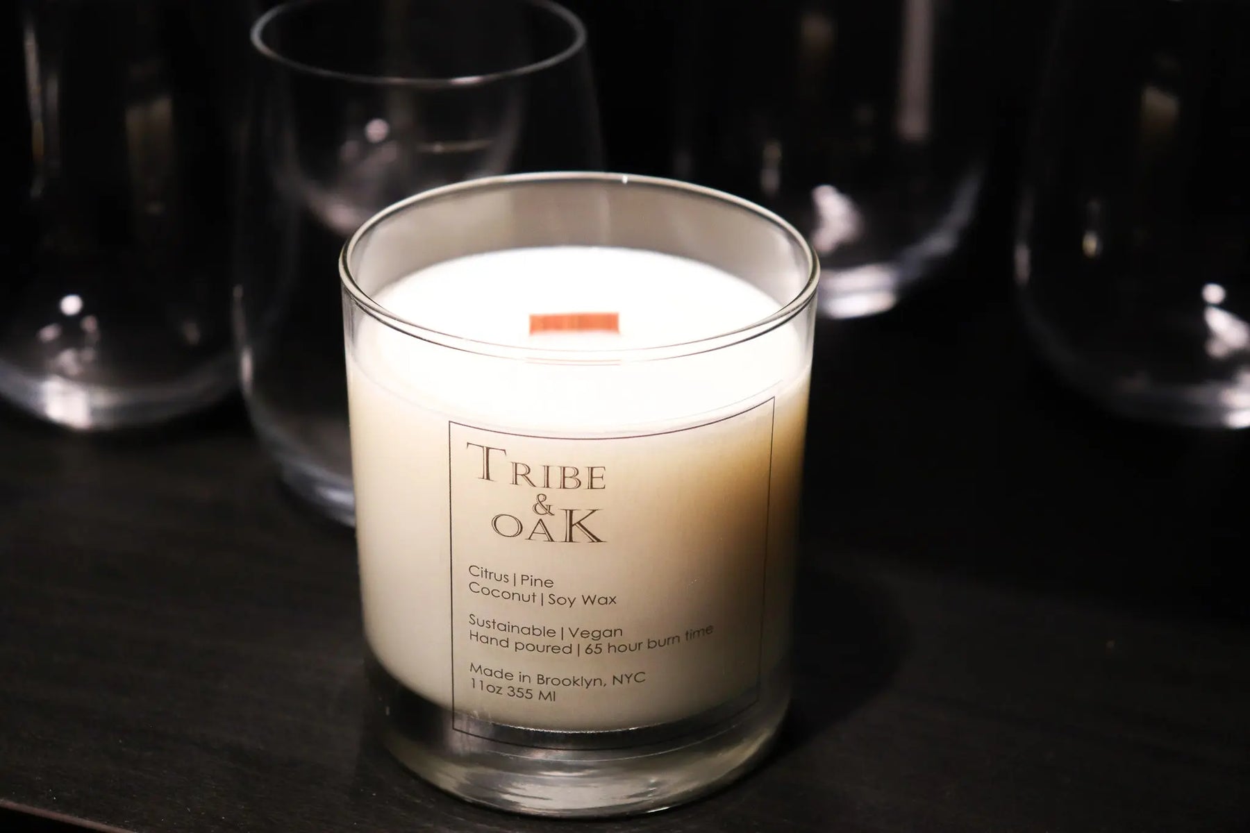 Citrus Pine Coconut-Soy Candle