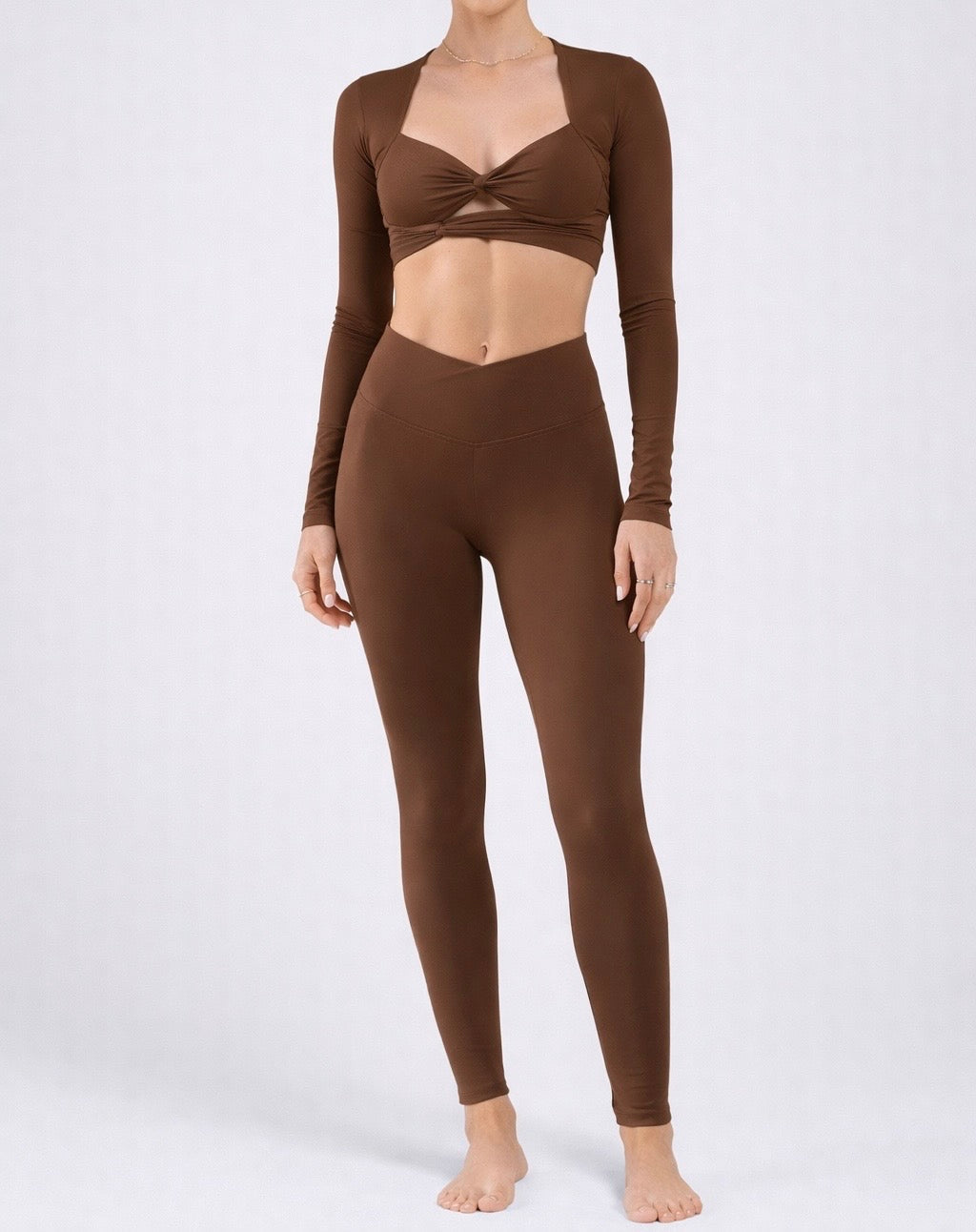 TOP TWIST LONG SLEEVE FIT