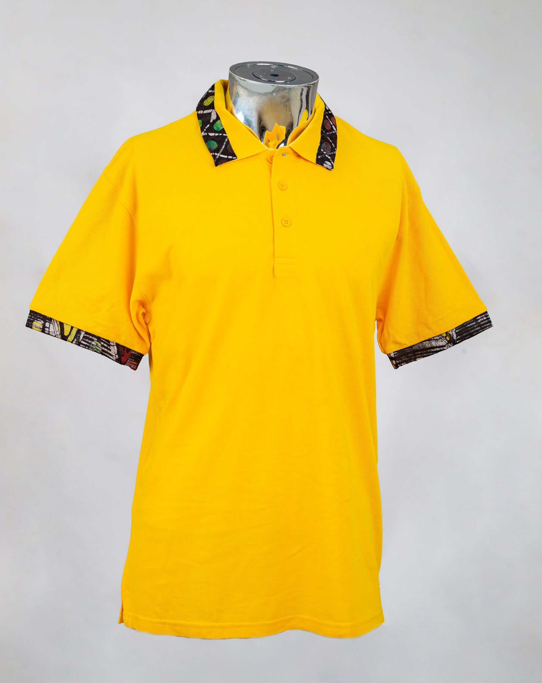 Men’s Batik Lined Cotton Polo Shirt (P01)