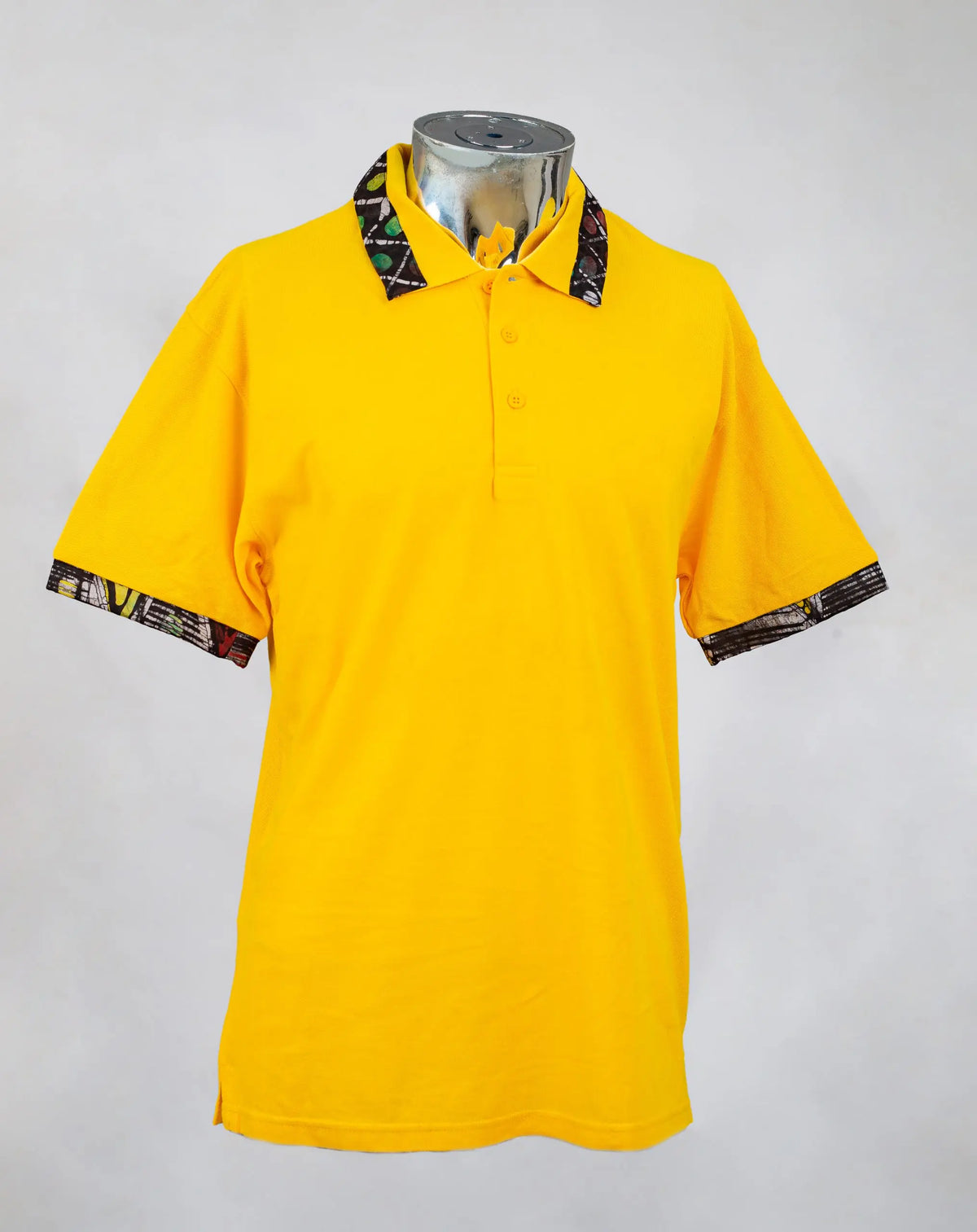 Men’s Batik Lined Cotton Polo Shirt (P01)