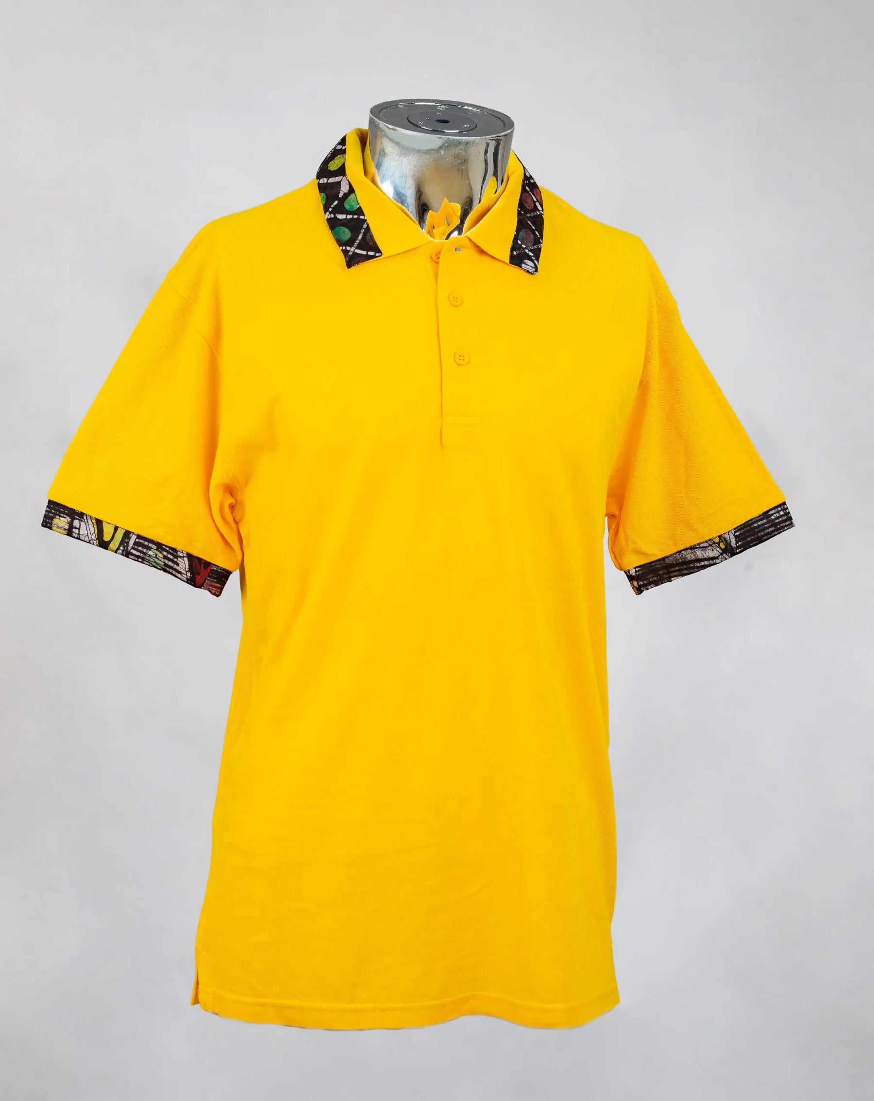 Men’s Batik Lined Cotton Polo Shirt (P01)