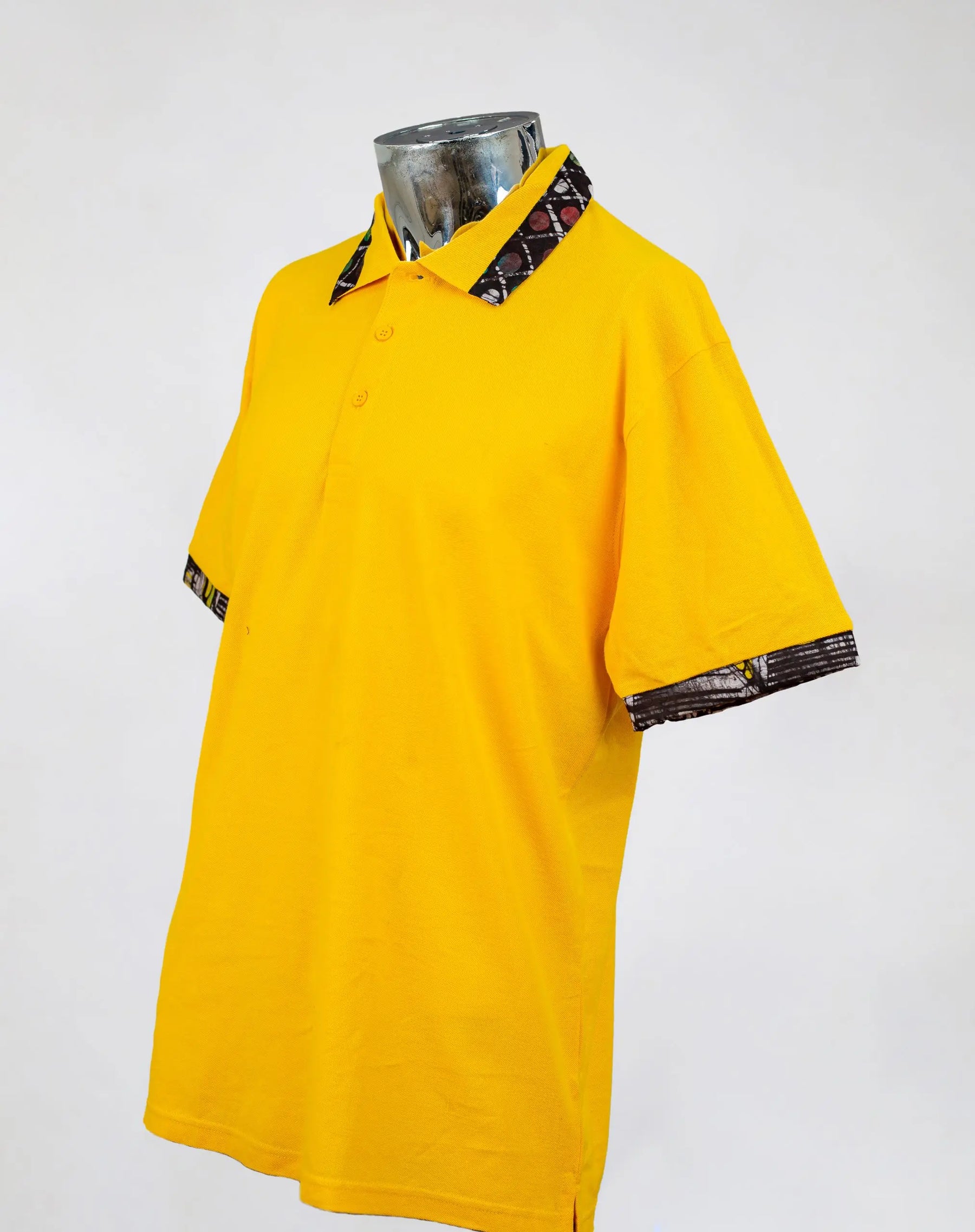 Men’s Batik Lined Cotton Polo Shirt (P01)