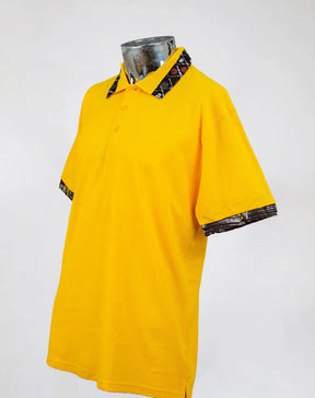 Men’s Batik Lined Cotton Polo Shirt (P01)