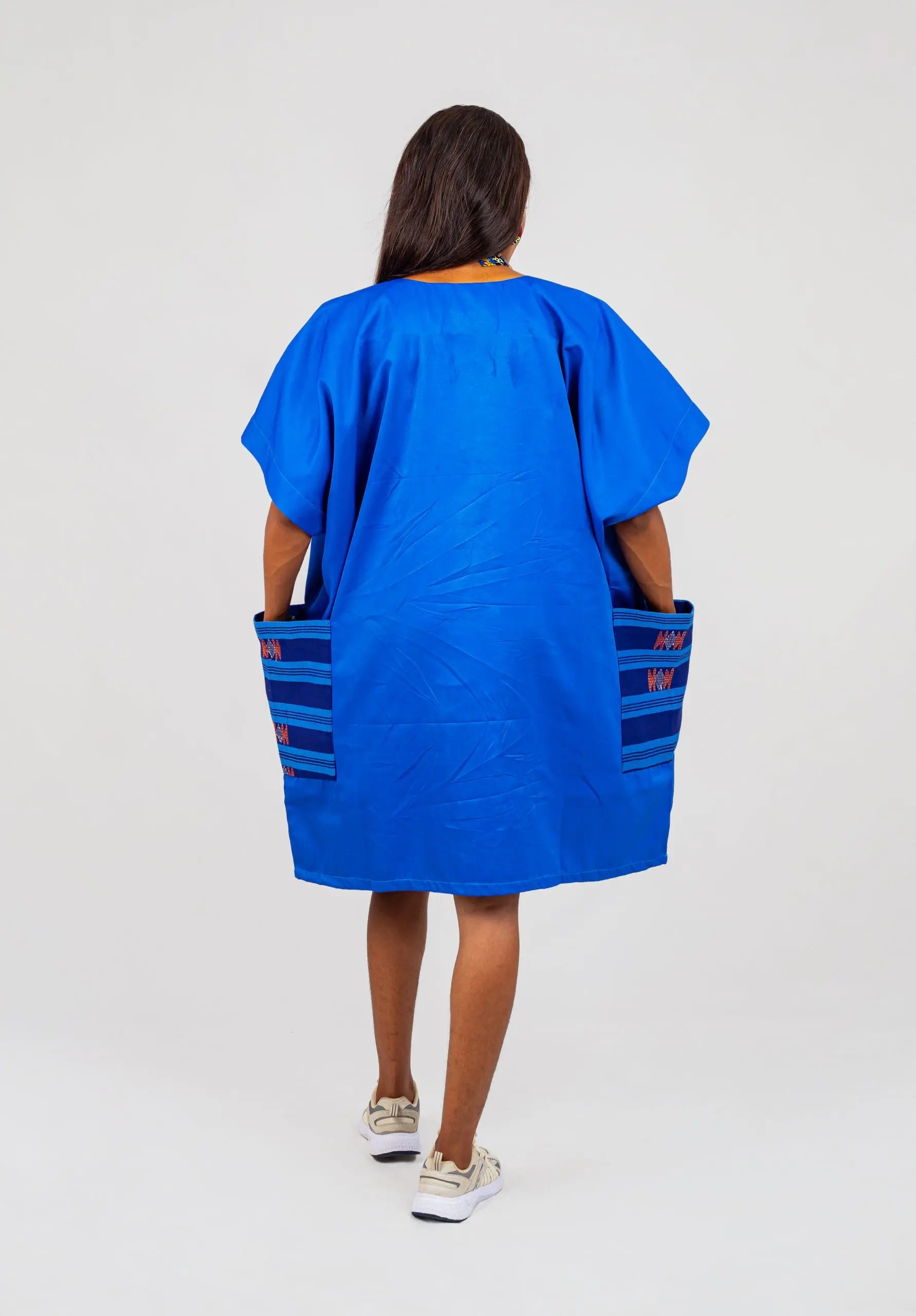 Dunsi By Afrikoncept (African Queen hand Painted Dress) ---AF-827