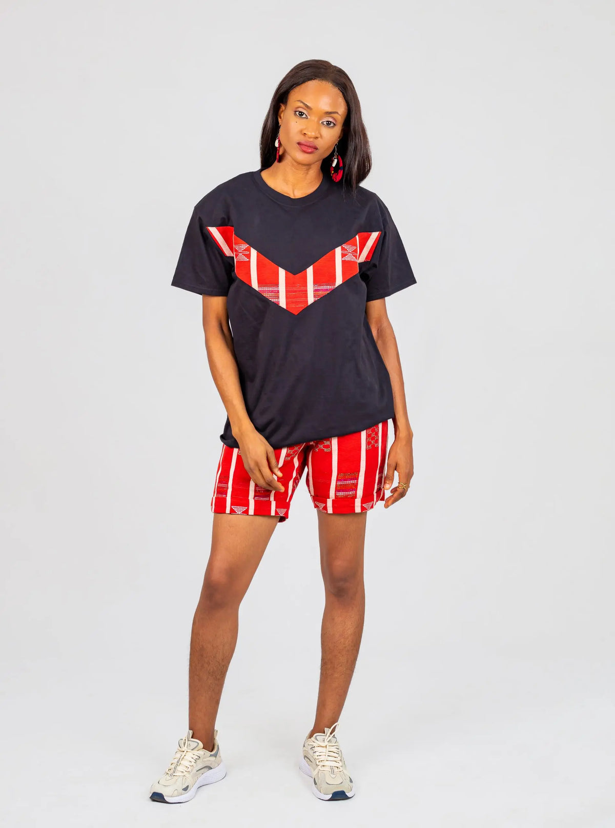 Onyi Hand Woven Female Short & Top Set