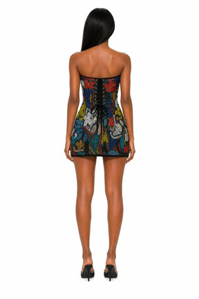Embroidered Corset Mini Amber Dancing Collection