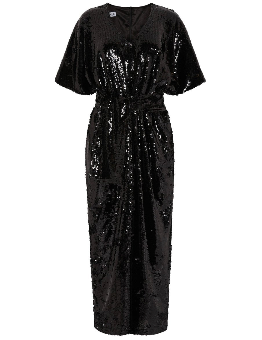 Wide Leg Sequin Palazzo Jumpsuit