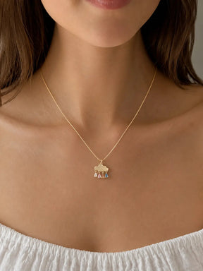 Rainbow After The Storm Necklace