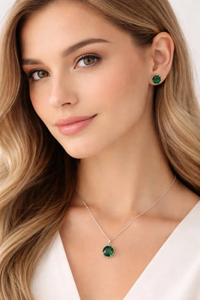 Cushion Cut Ladies Jewellery Set
