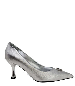 Silver Pump With Lock