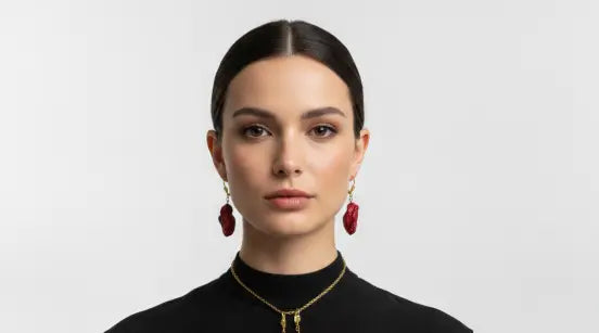 Mayus Ceramic Clip-on Earrings