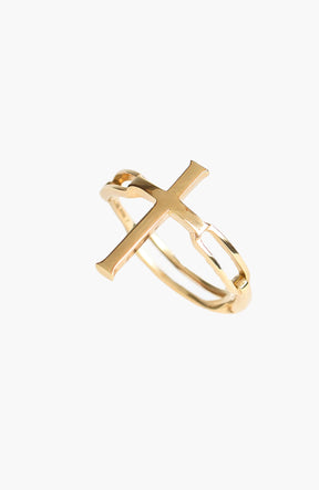 Chain Breaker Cross Statement Ring