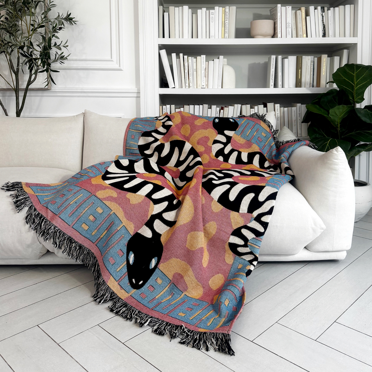 Nkyinkyim Woven Blanket