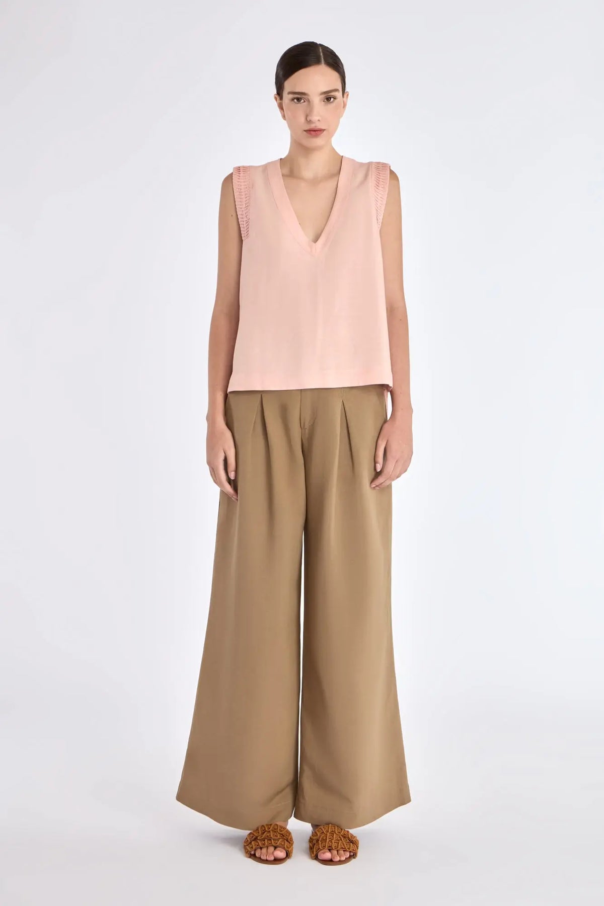 Valencia Drawstring Hem Blouse