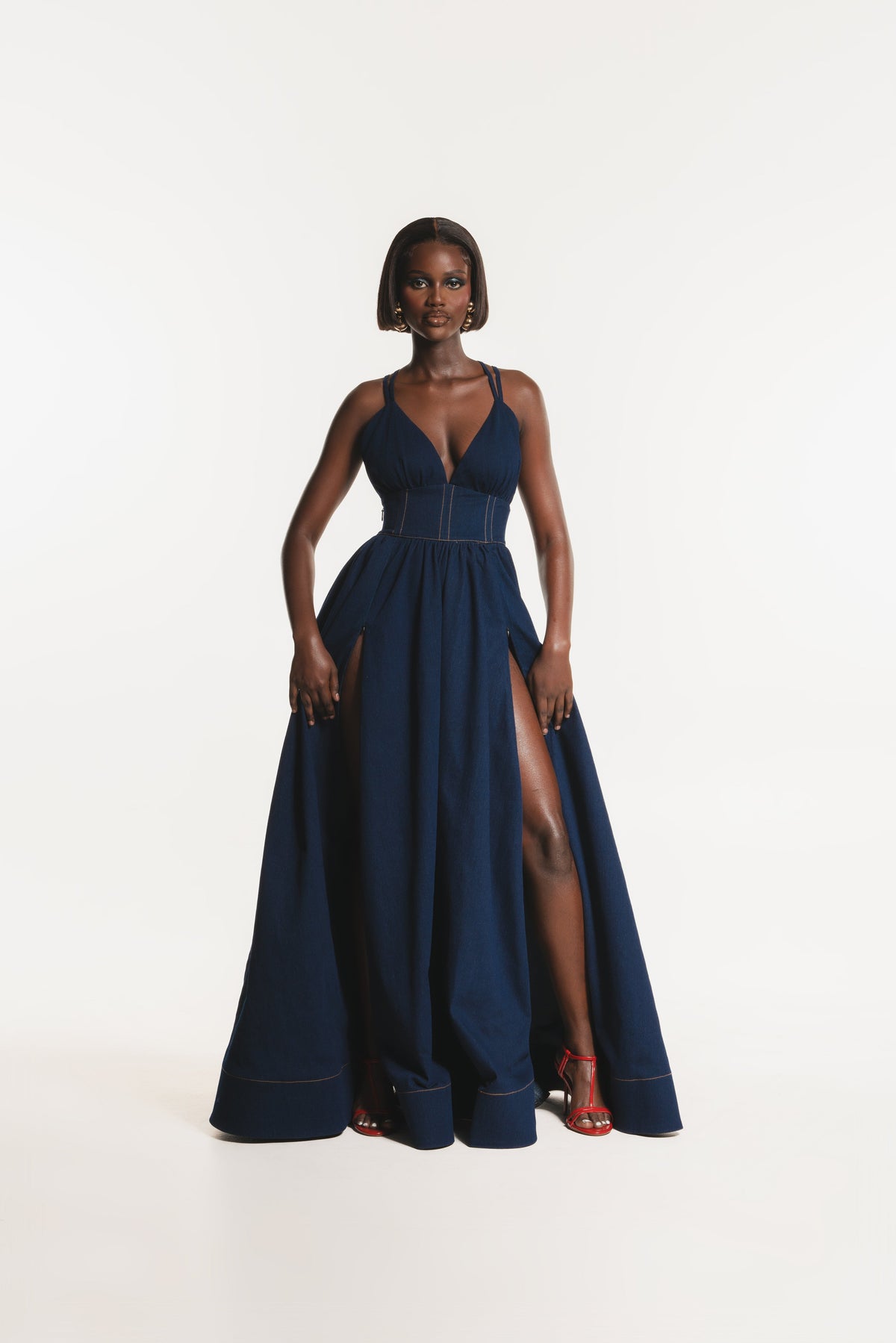 Denim ADELE Maxi Dress