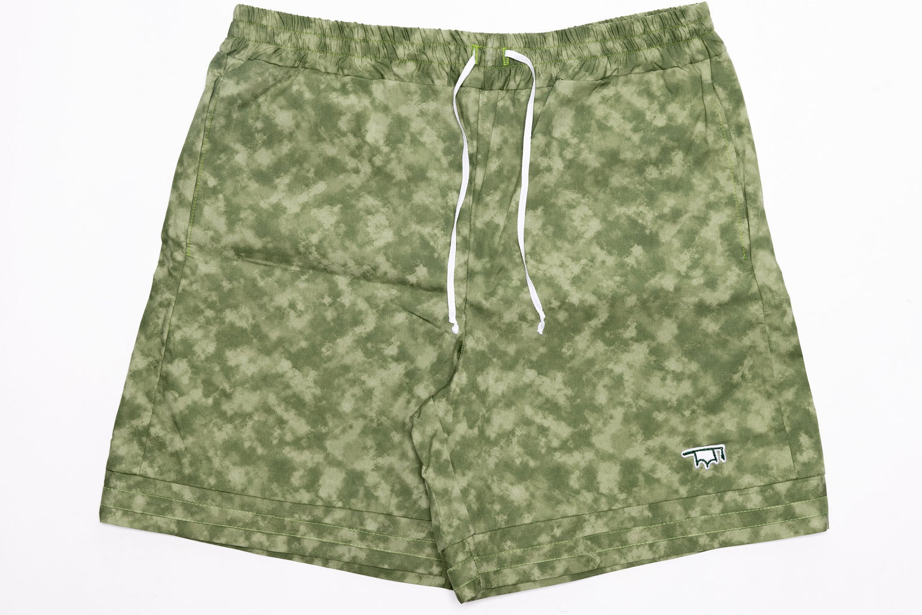 Uniform “GAME DAY” Shorts - Marble Camo Green