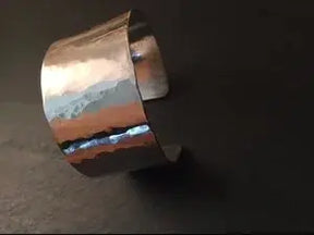 Sterling Silver Hammered Cuff