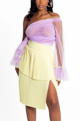 Palmalita One-Shoulder Crop