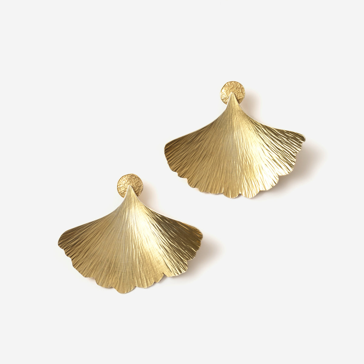 earrings GINKO L GOLD PLATED