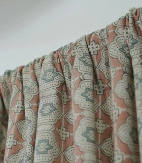 Jhroka Boho Style Handcrafted Linen Curtains