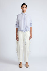 Hebe Asymmetric Hem Blouse