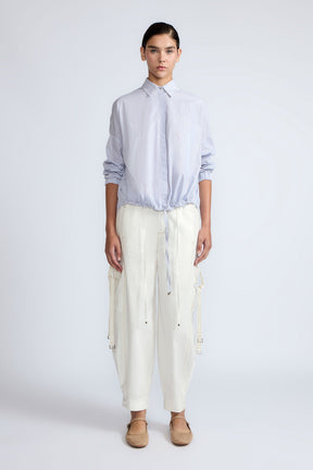 Hebe Asymmetric Hem Blouse