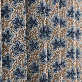 Elegant Hand Block Print Curtains: Pushp Samhita