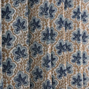 Elegant Hand Block Print Curtains: Pushp Samhita