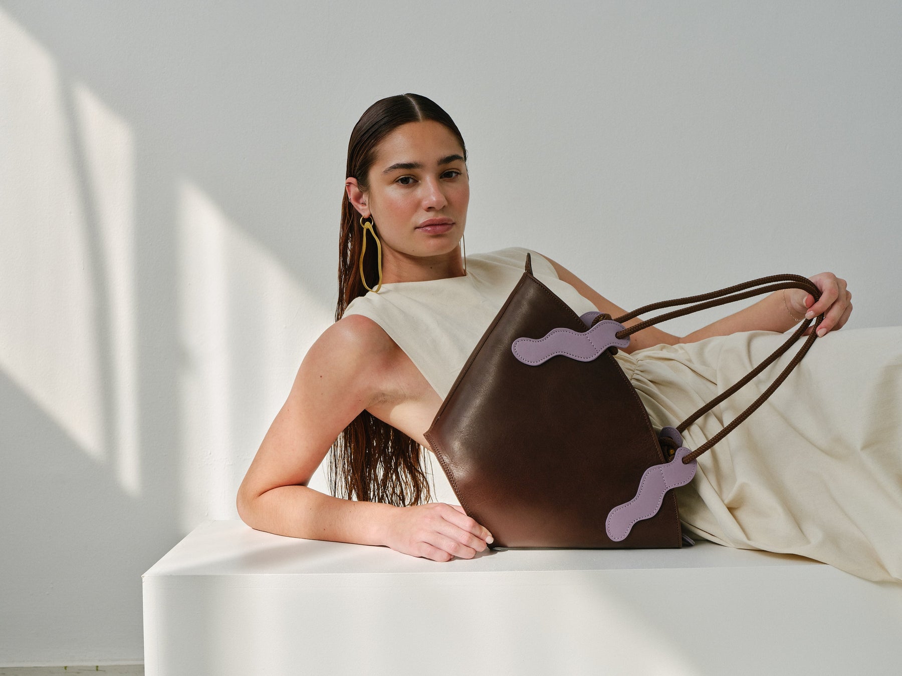 Emele Bag - Chocolate / Lilac