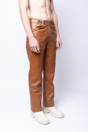 Leather Carabiner Pants