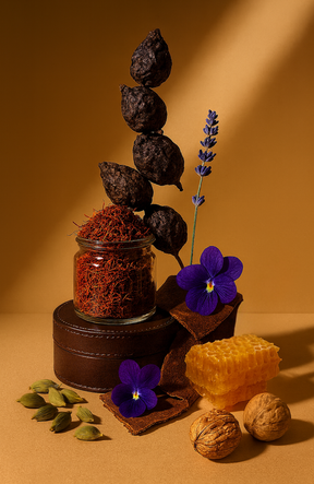 Labdanum Veil Scented Candle with Wood Wick