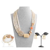 Faari Pearl Necklace Set