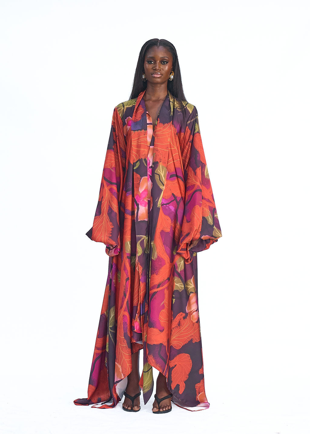 IDA ROBE DRESS- PLUM CALA