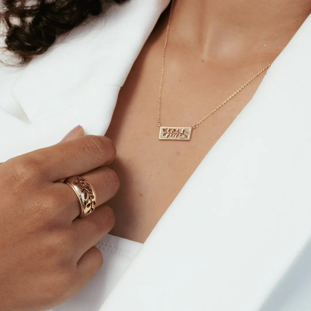 Olive Branch Necklace