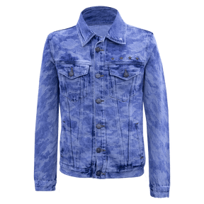Classic camo denim jacket
