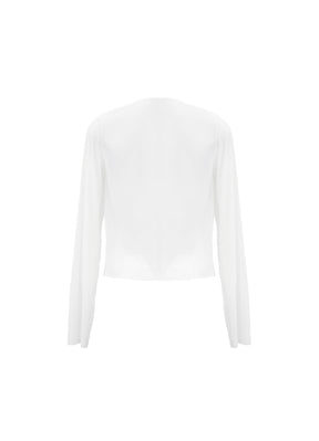 CRYSTAL SHORE CARLOTA MESH SWEATER 9536