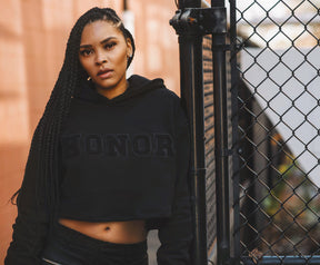 "Uniform" Crop Hoodie