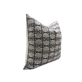Handmaade Design Block Thick Linen Cushion Cover - Bijhni