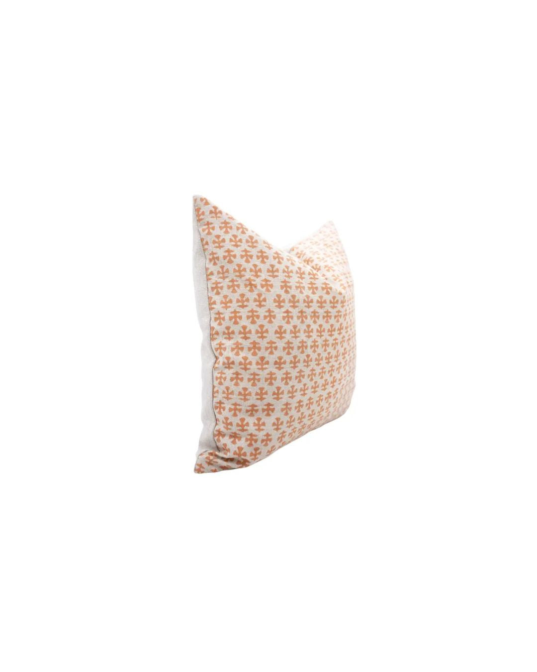 Beautiful Hand Made Block Print Pure Linen Pillow Cover - Bindika