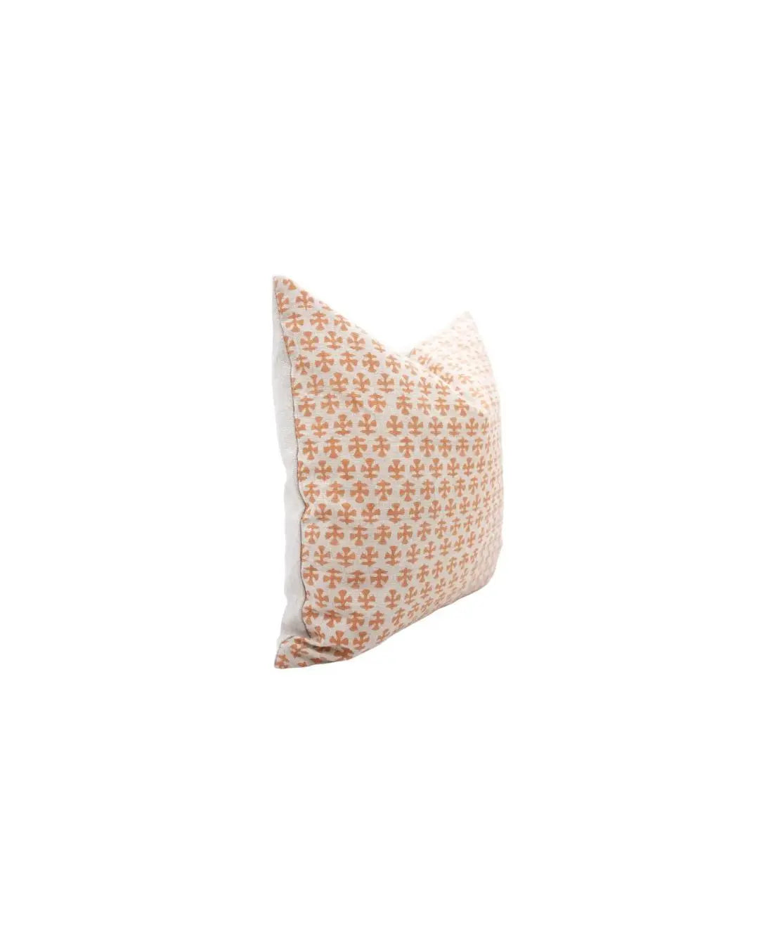 Beautiful Hand Made Block Print Pure Linen Pillow Cover - Bindika