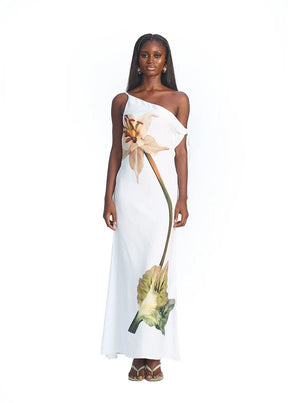 SIA DRESS- OFF WHITE MAGNOLIA