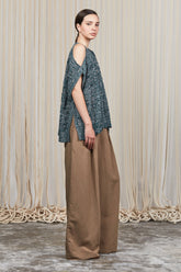 Baylee Poncho | Jade Green Melange