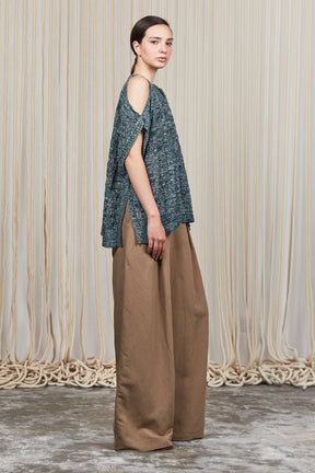 Baylee Poncho | Jade Green Melange