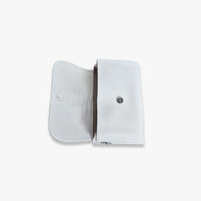 White leather Clutch Zen Bag