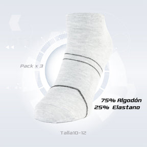 PACK DE 3 MEDIA TOBILLERA