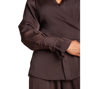 Long Sleeve Wrap Top