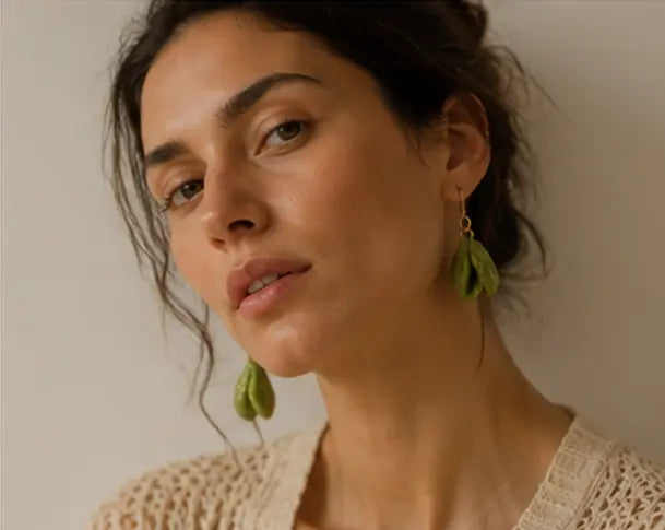 Aos Lire Ceramic Earrings